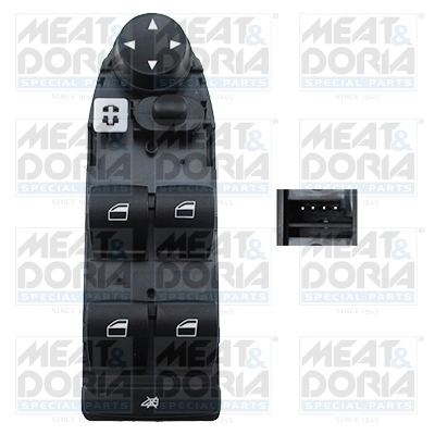Switch, window regulator